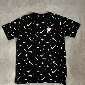 Nike Kids Black and White Patterned Tee